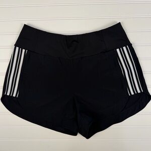 Athleta Women's Black Shorts with White Stripes